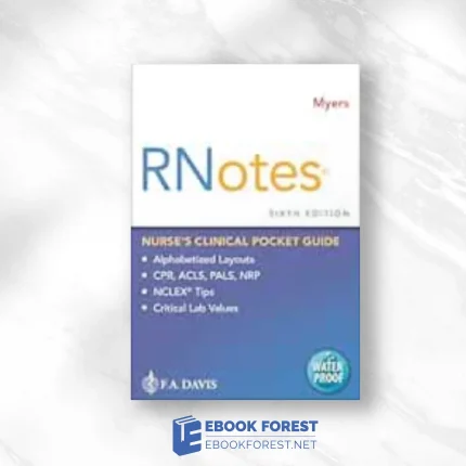 RNotes®: Nurse’s Clinical Pocket Guide, 6th Edition.2022 Original PDF