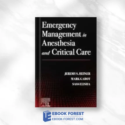 Emergency Management In Anesthesia And Critical Care (EPUB)