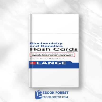 Lange Biochemistry And Genetics Flash Cards, 2nd Edition .2012 Original PDF From Publisher